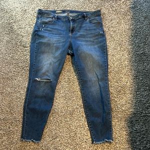 Really Cute Ankle Skinny Jeans. Size 18w. Inseam 26in